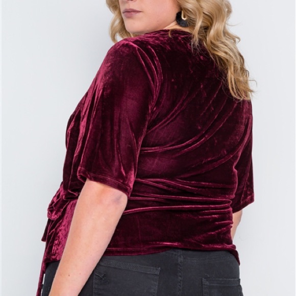 Cora Curvy Fit, Tie Me Velvet - Picture 3 of 3